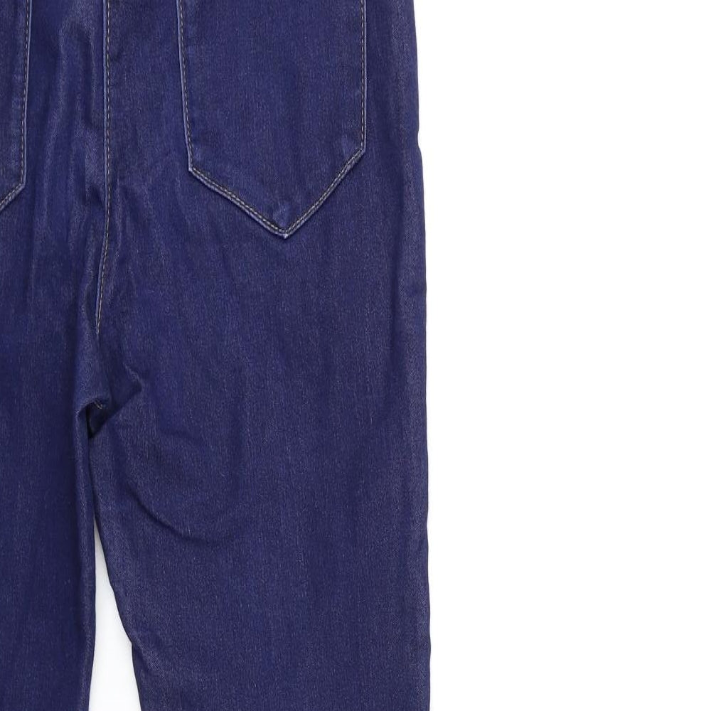 Womens UK Size 26 in Preworn Regular Fit Skinny Blue Jeans