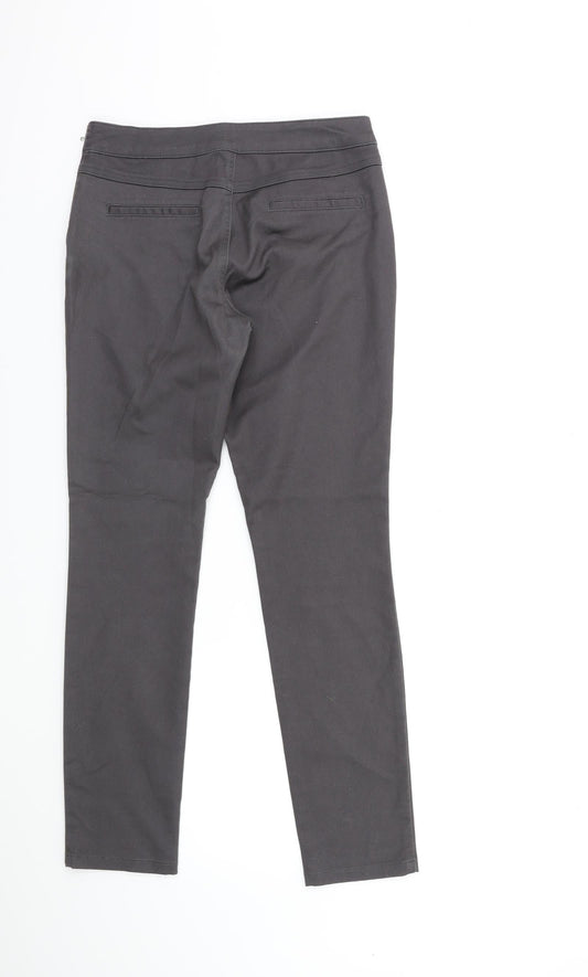 Dorothy Perkins Womens Grey  Denim Skinny Jeans Size 8 L29 in