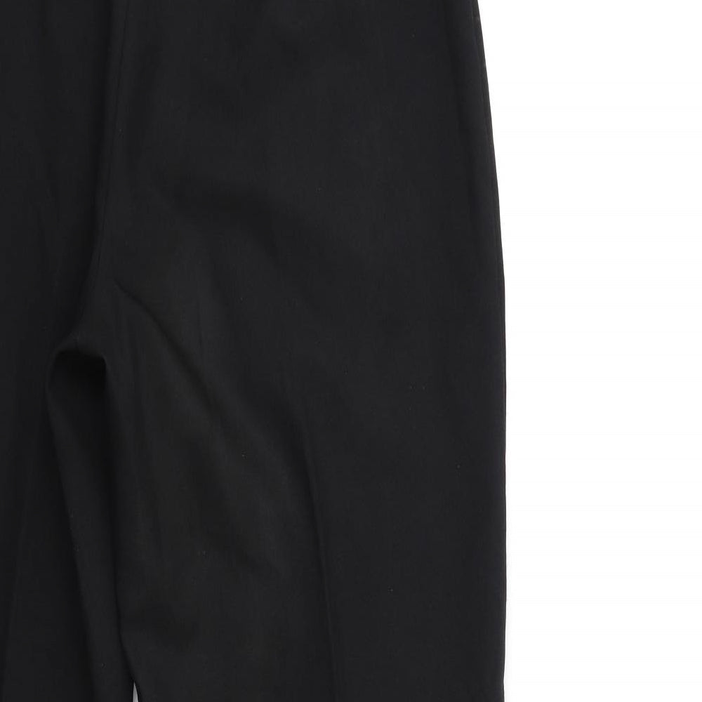 Womens UK Size 12 Sarah Hamilton Regular Fit Black Trousers