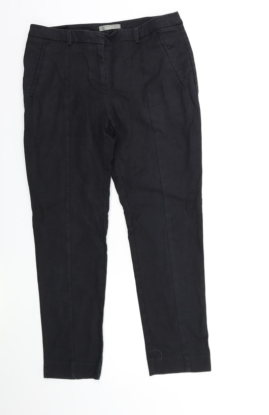 Oasis Womens Black Trousers Size 12 L26 in