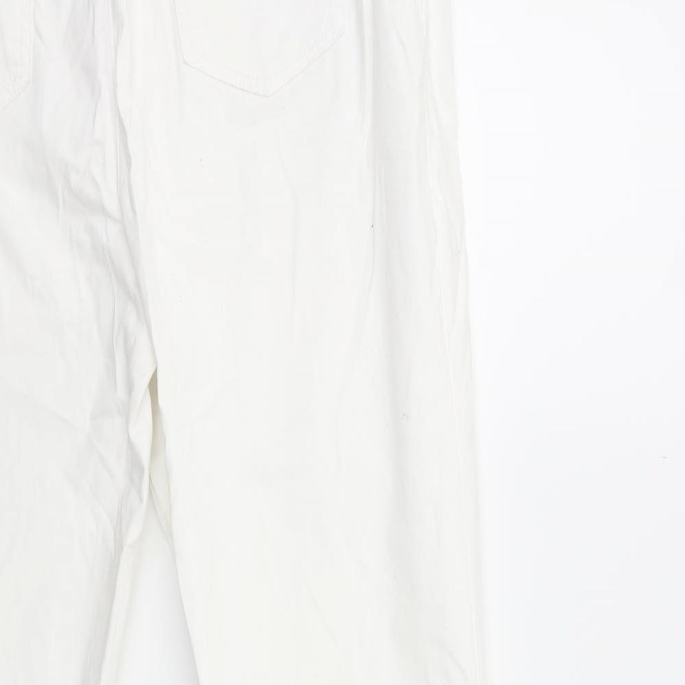 Womens UK Size 18 Country Casuals Regular Fit White Trousers