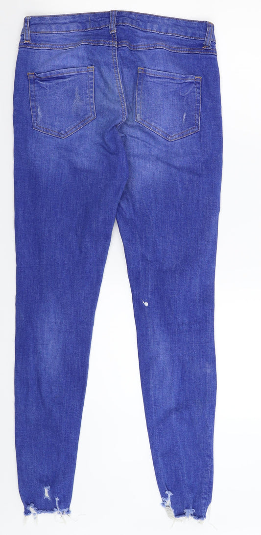 Denim Co Womens Blue Denim Skinny Jeans Size 10 L31 in