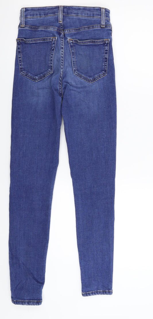 Topshop Womens Blue Denim Jegging Jeans Size 26 in L26 in