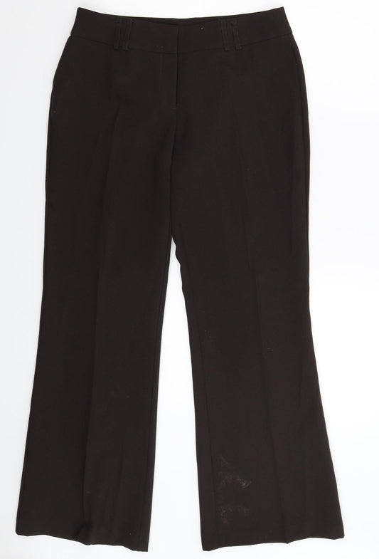 Womens UK Size 8 F&F Regular Fit Grey Trousers