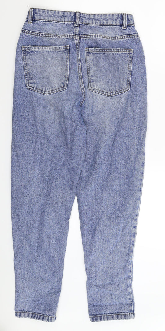 Denim Co Womens Blue Denim Mom Jeans Size 6 L27 in