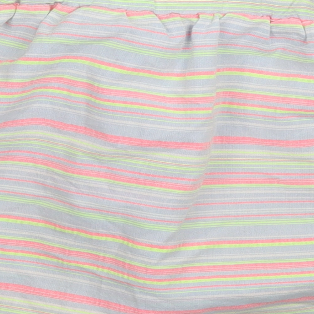 Nutmeg Girls Multicoloured Striped A-Line Skirt Size 9-10 Years