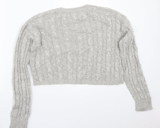 Newlook Womens Grey Pullover Jumper Size S