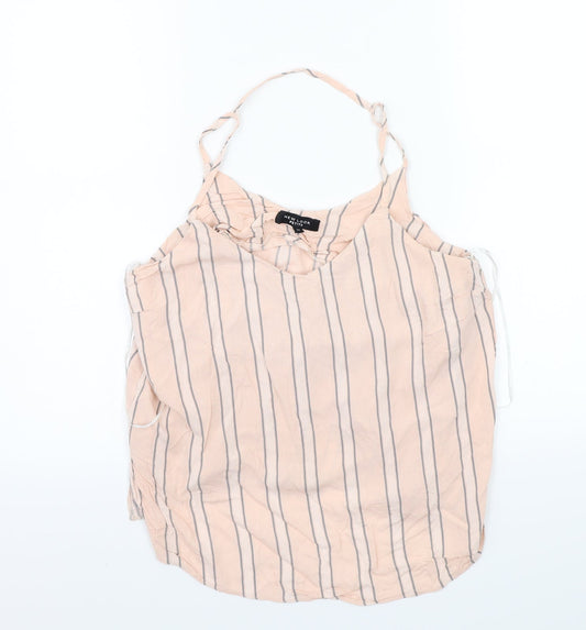Womens UK Size 10 newlook Pink Basic Blouse