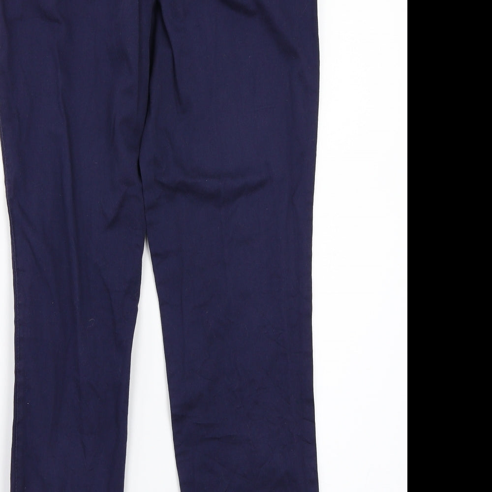 oltre Womens Blue Straight Jeans Size 10 L26 in