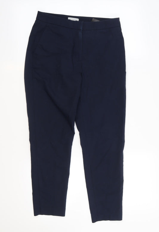 Womens UK Size 8 H&M Relaxed Fit Blue Trousers