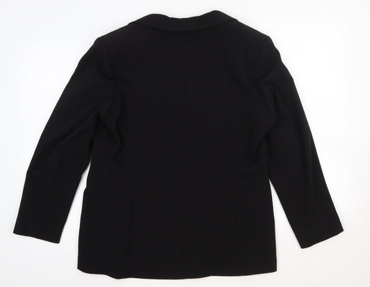 Klass Womens Black   Jacket Blazer Size 40