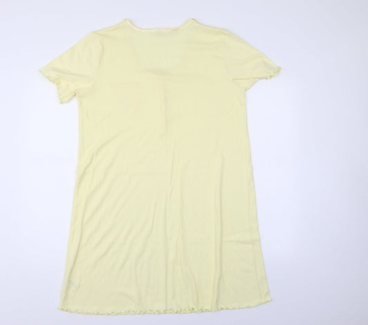 Classics Womens Yellow T-Shirt Dress Size 12