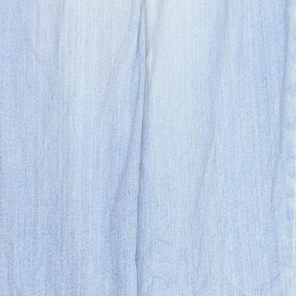 Womens UK Size 35 in Pieces Regular Fit Straight Blue Jeans