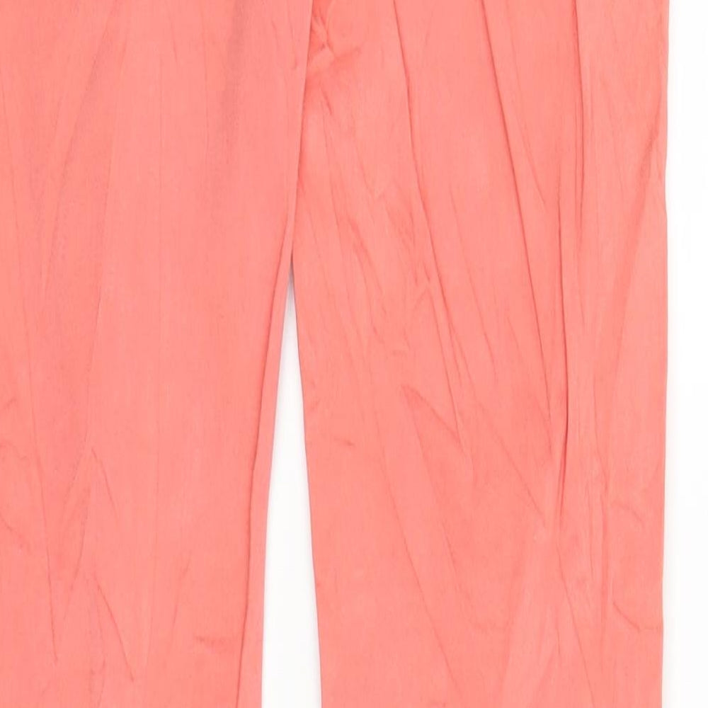 Womens UK Size 29 in Reals Jeans Regular Fit Straight Pink Jeans