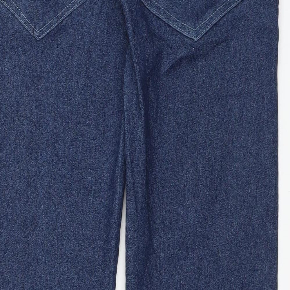 Womens UK Size 28 in Preworn Regular Fit Black Trousers