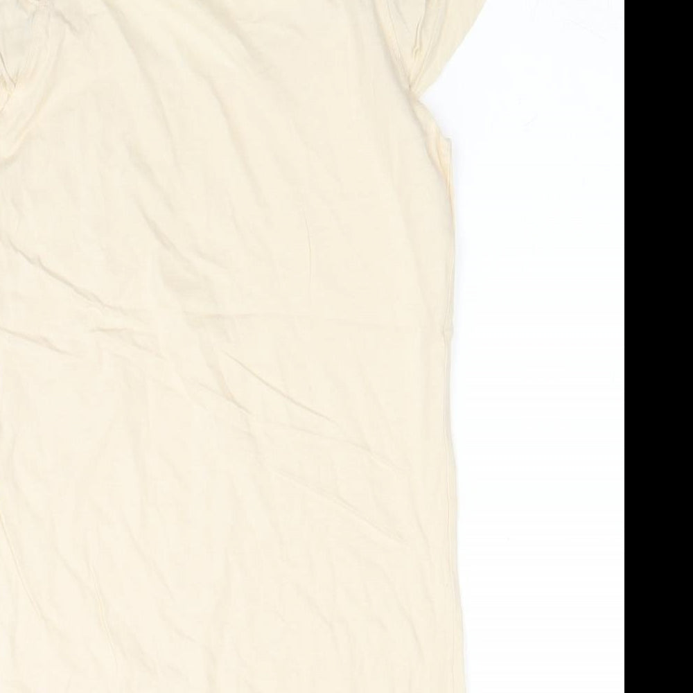 Womens UK Size 8 Denim & Co. Ivory Basic Blouse