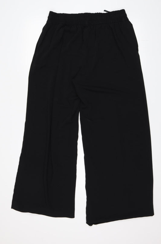 M&S Womens Black Trousers Size 14 L27 in