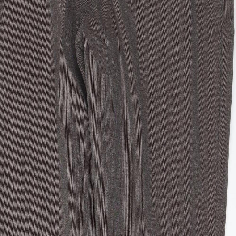 Principles Womens Brown Trousers Size 12 L29 in