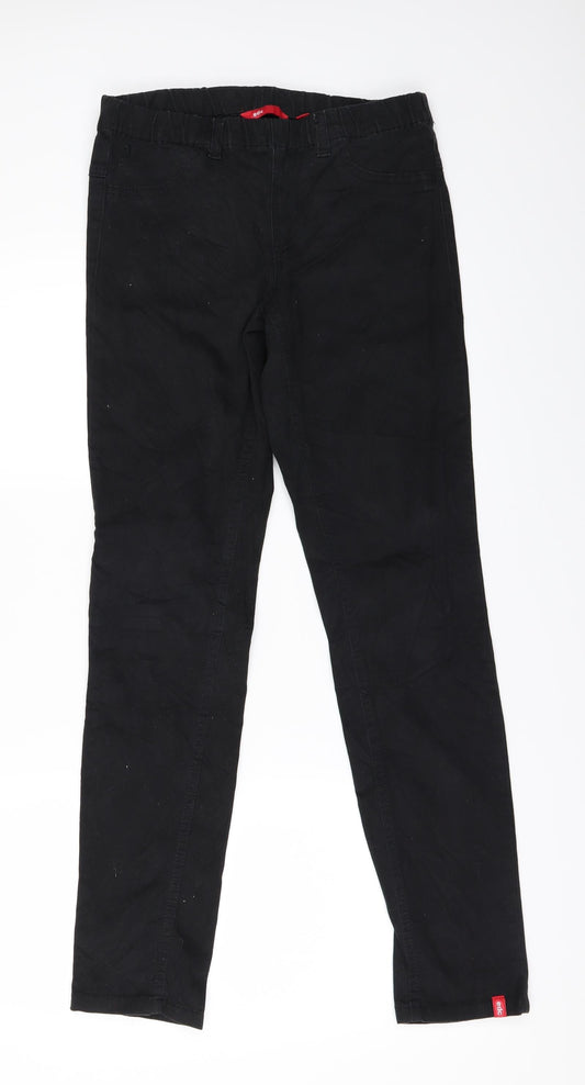 Womens UK Size 8 EDC Regular Fit Jegging Black Jeans