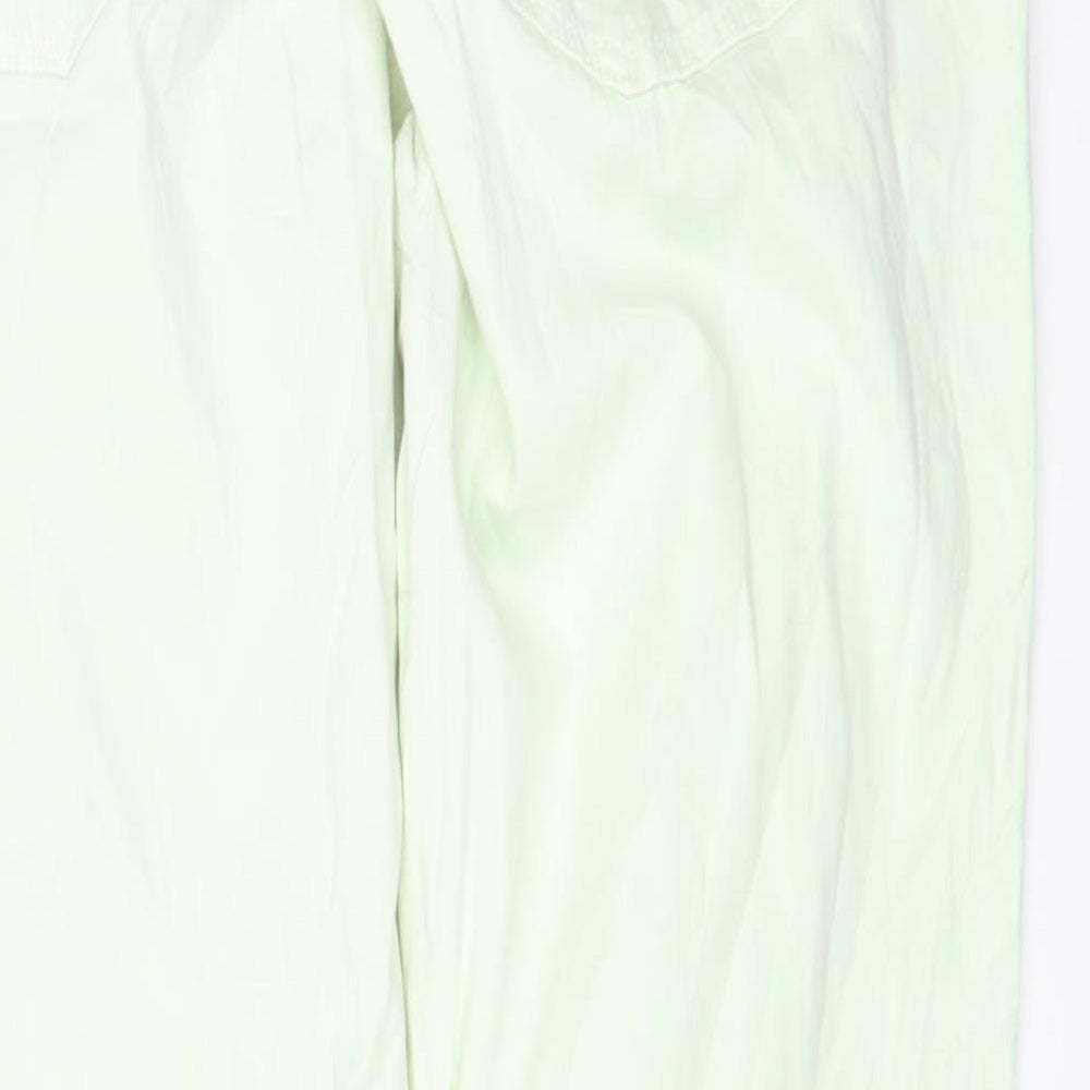 Only Womens Green Denim Skinny Jeans Size 12 L28 in