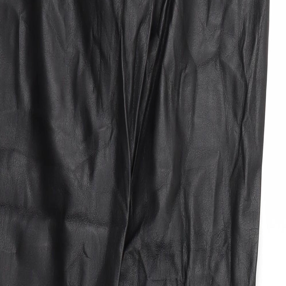 Womens UK Size 10 H&M Regular Fit Jegging Black Trousers