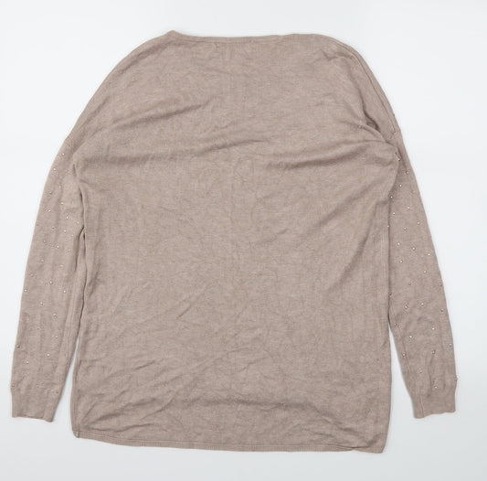 Primark Womens Pink Basic T-Shirt Size 6