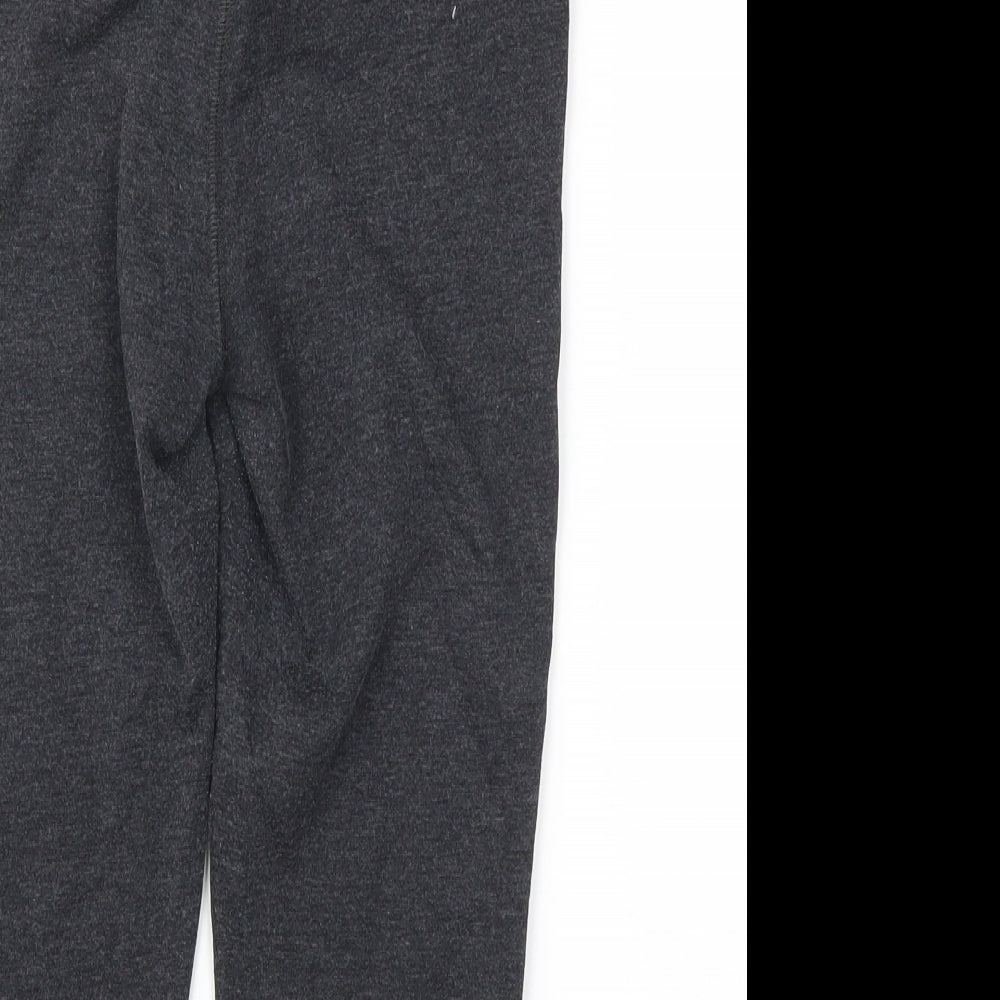 F&F Womens Grey Capri Trousers Size S L20 in - Stretch waistband