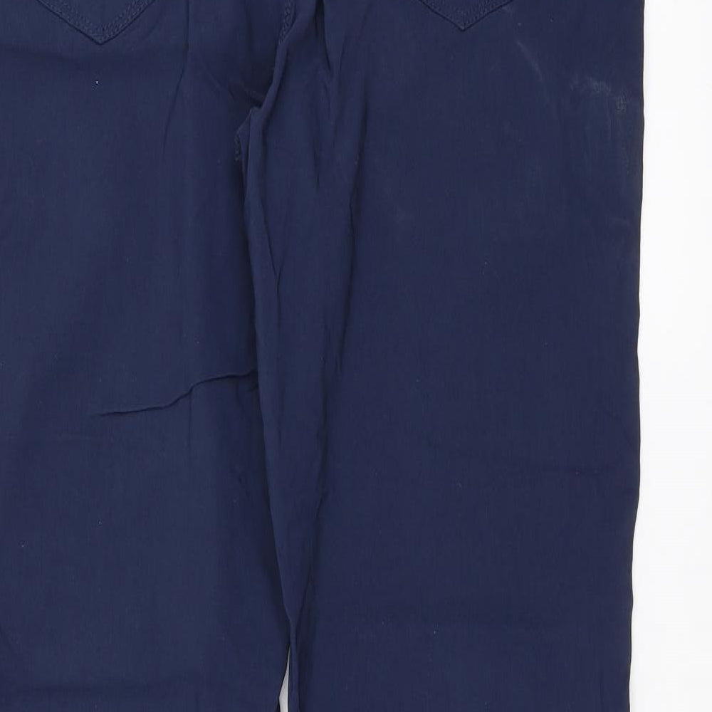 Yessica Womens Blue Trousers Size 18 L30 in