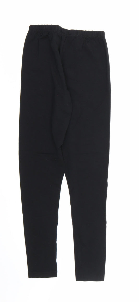 Envie Womens Black Compression Leggings Size M L25 in
