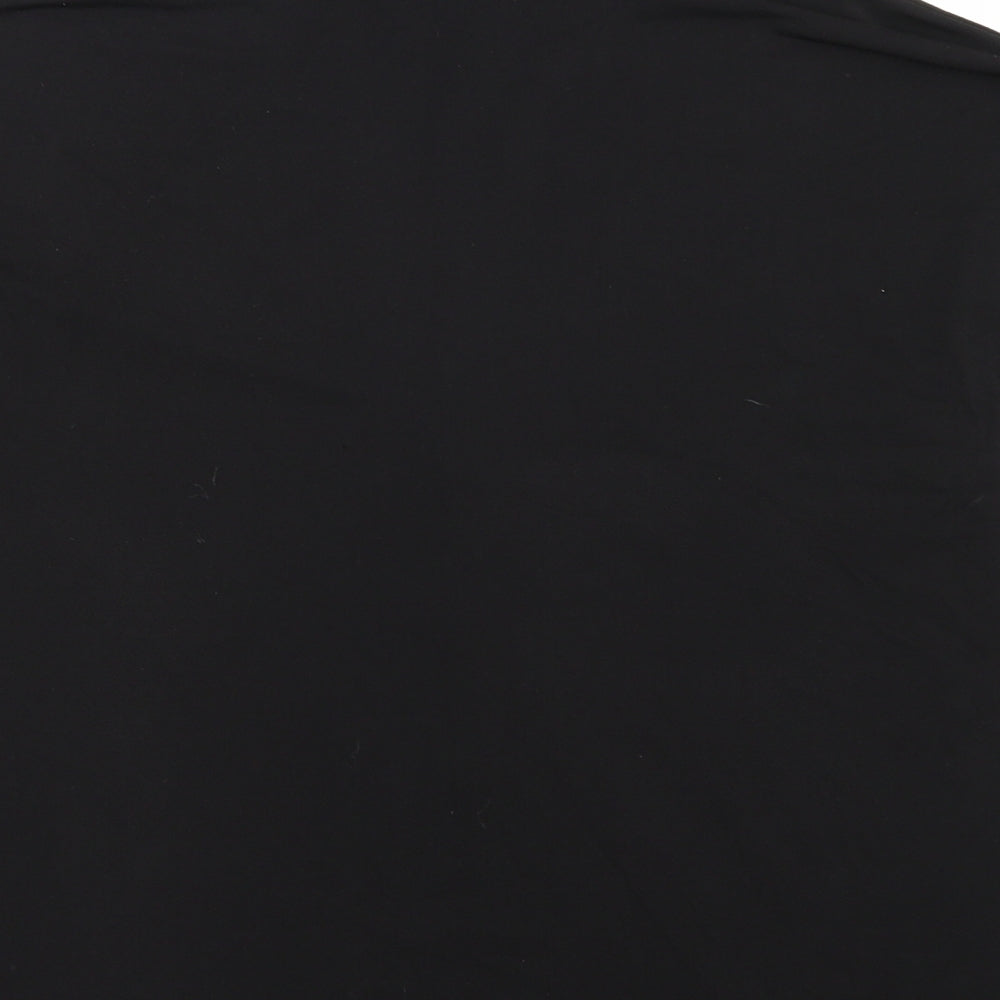 Womens UK Size M H&M Black Basic Blouse