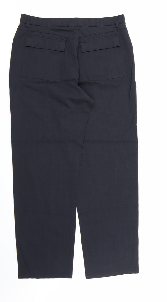 Preworn Mens Blue Trousers Size 34 in L31 in
