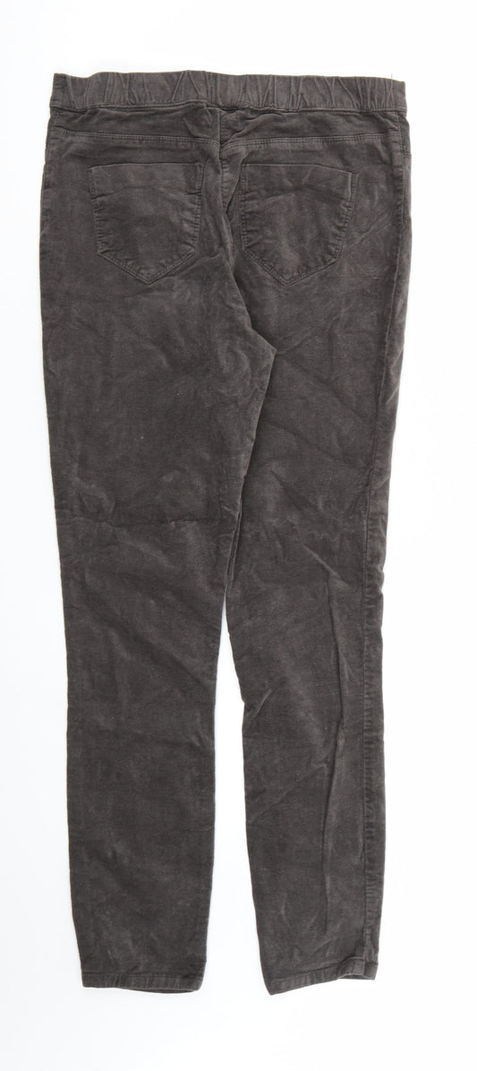 George Womens Grey Corduroy Jegging Jeans Size 8 L28 in