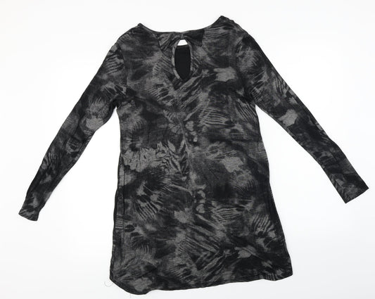 Womens UK Size M dolls Black Basic Blouse