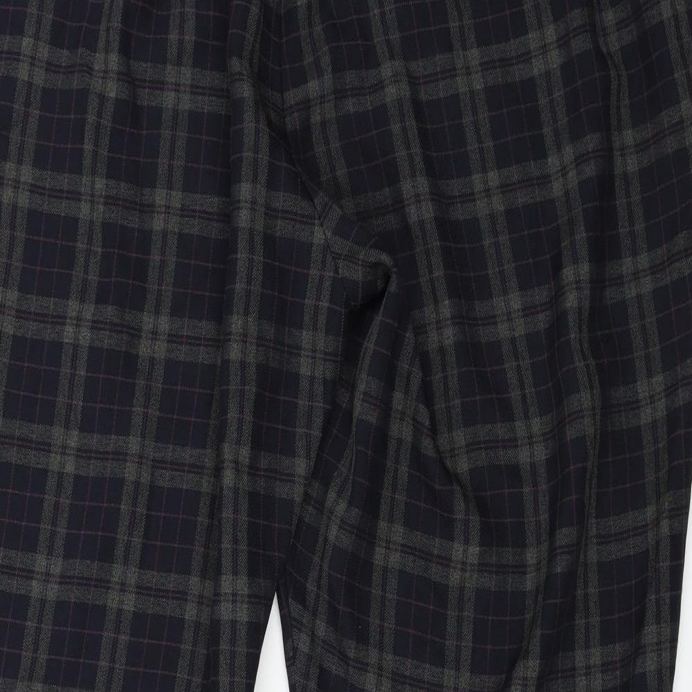 George Womens Grey Check Trousers Size 36 in L25 in