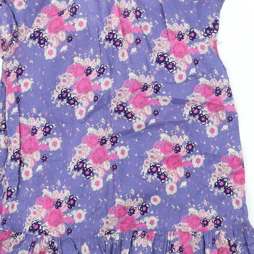 Womens UK Size 8 Dorothy Perkins Purple Basic Blouse