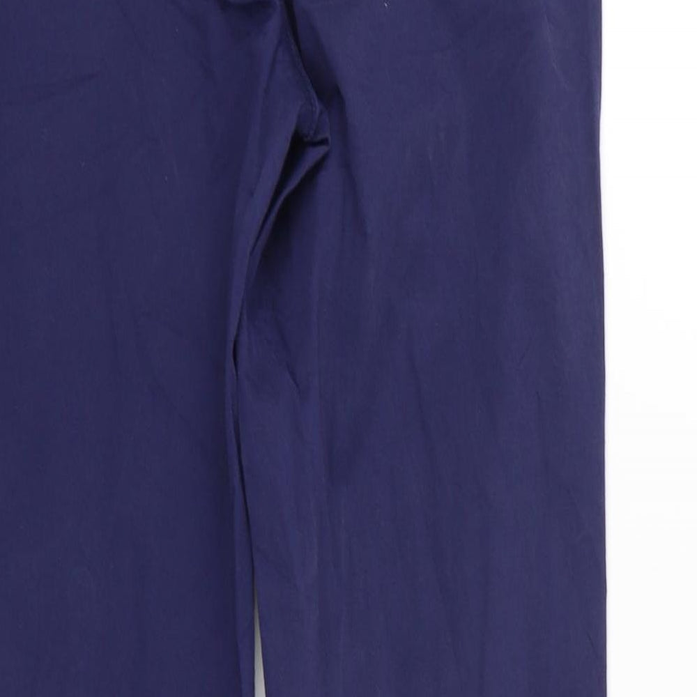 Womens UK Size 6 H&M Regular Fit Blue Trousers