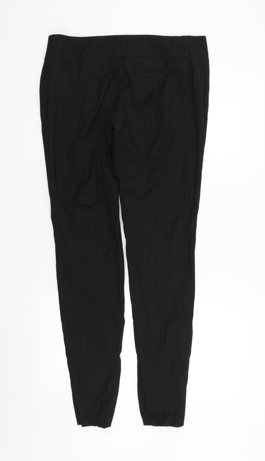 River Island Womens Black Trousers Size 10 L30 in