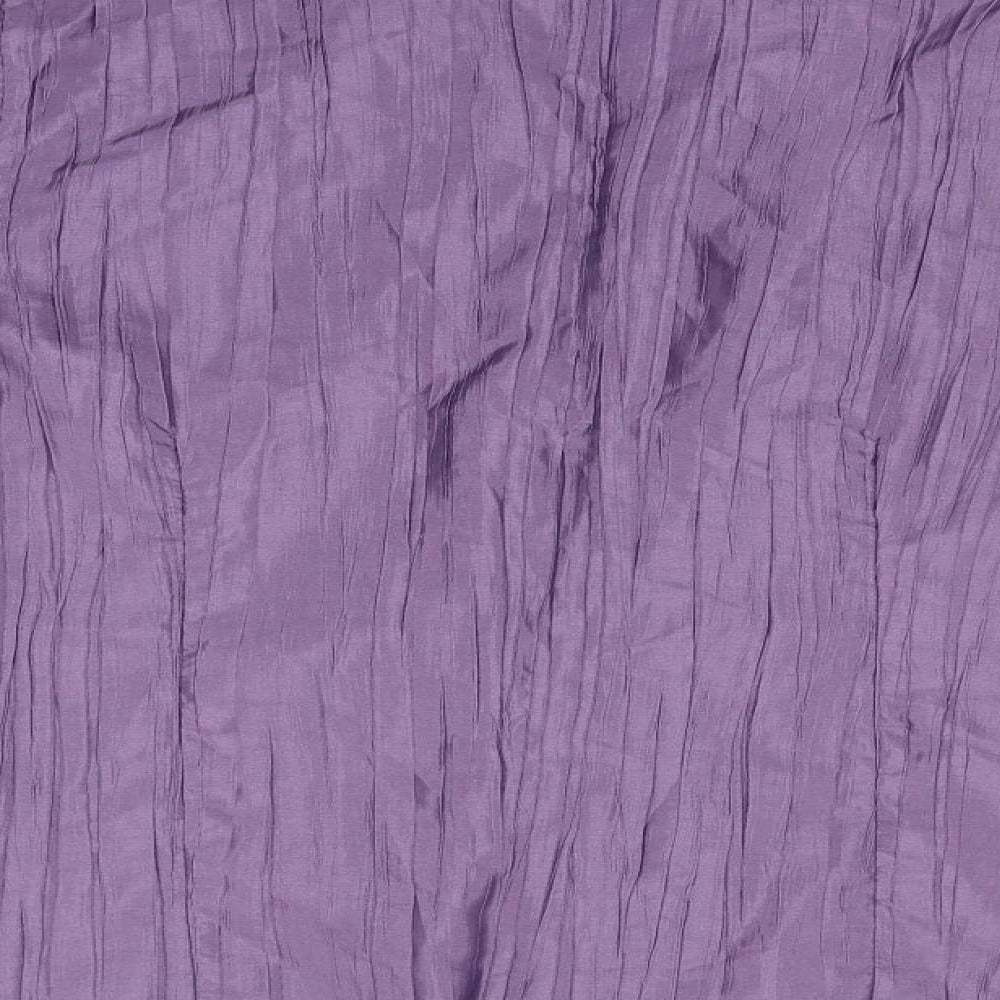 Mens UK Size 16 EWM Purple Button-Up Long Sleeve Casual Shirt