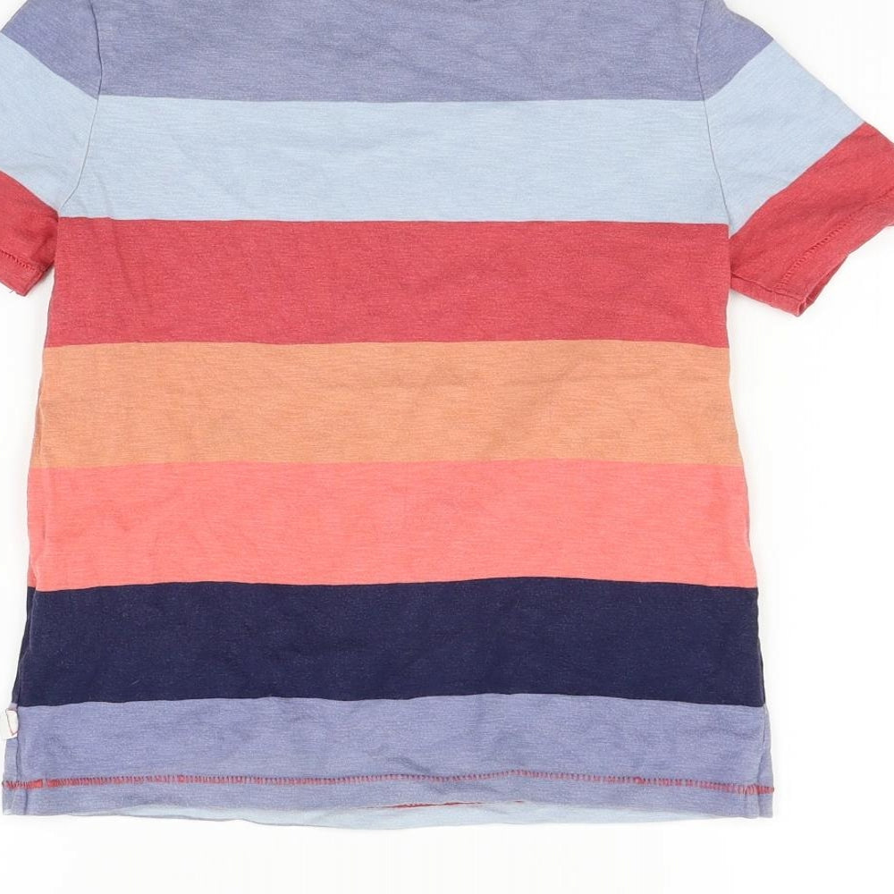Gap Girls Multicoloured Striped Basic T-Shirt Size S