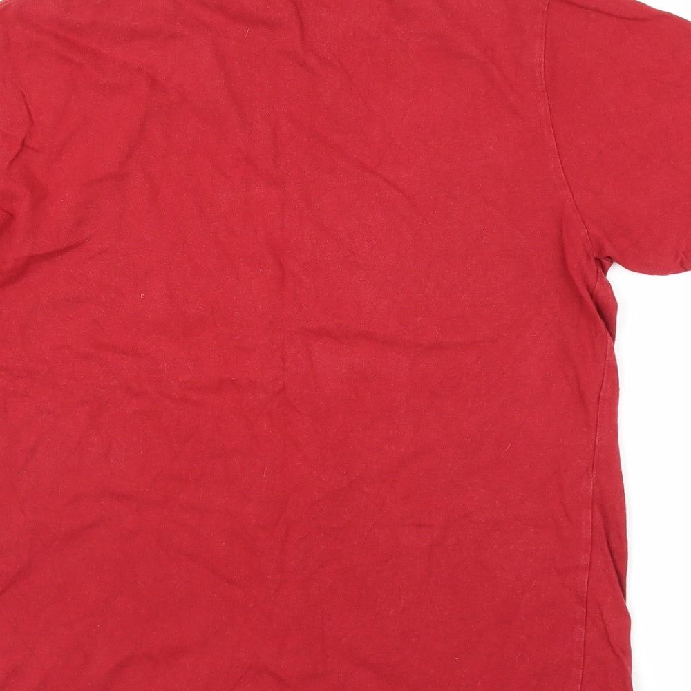 Topman Mens Red T-Shirt Size L