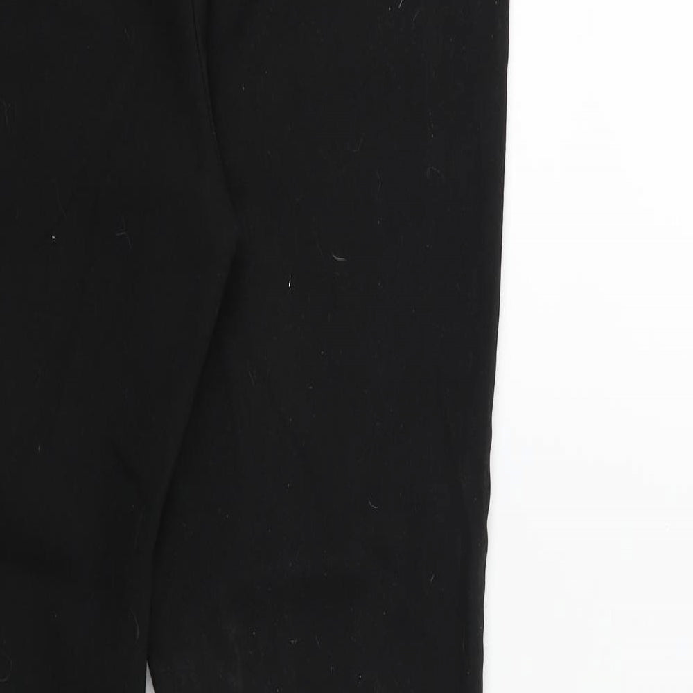 Womens UK Size 8 NEXT Regular Fit Snow Pants Black Trousers