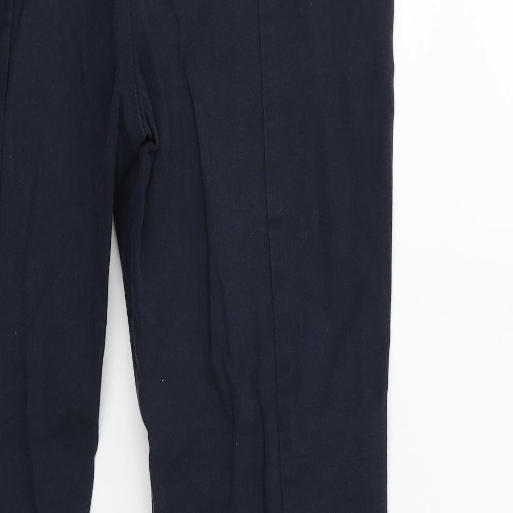 Womens UK Size 12 Oasis Regular Fit Black Trousers