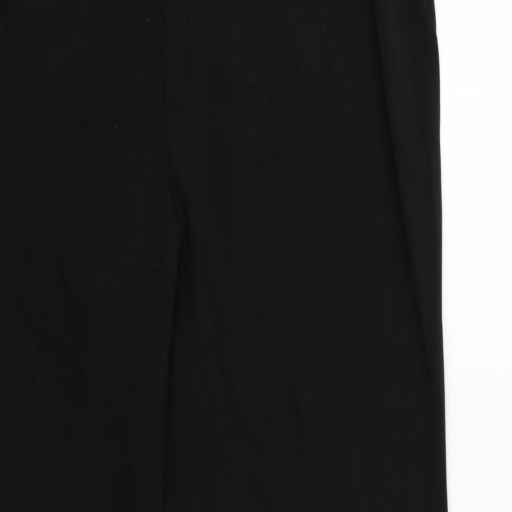 Anya Madsen Womens Black Trousers Size 22 L29 in