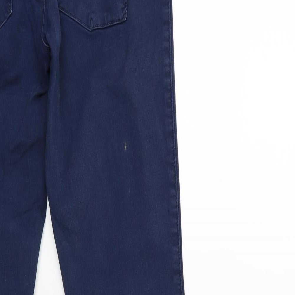 Zara Womens Blue Denim Skinny Jeans Size 6 L28 in