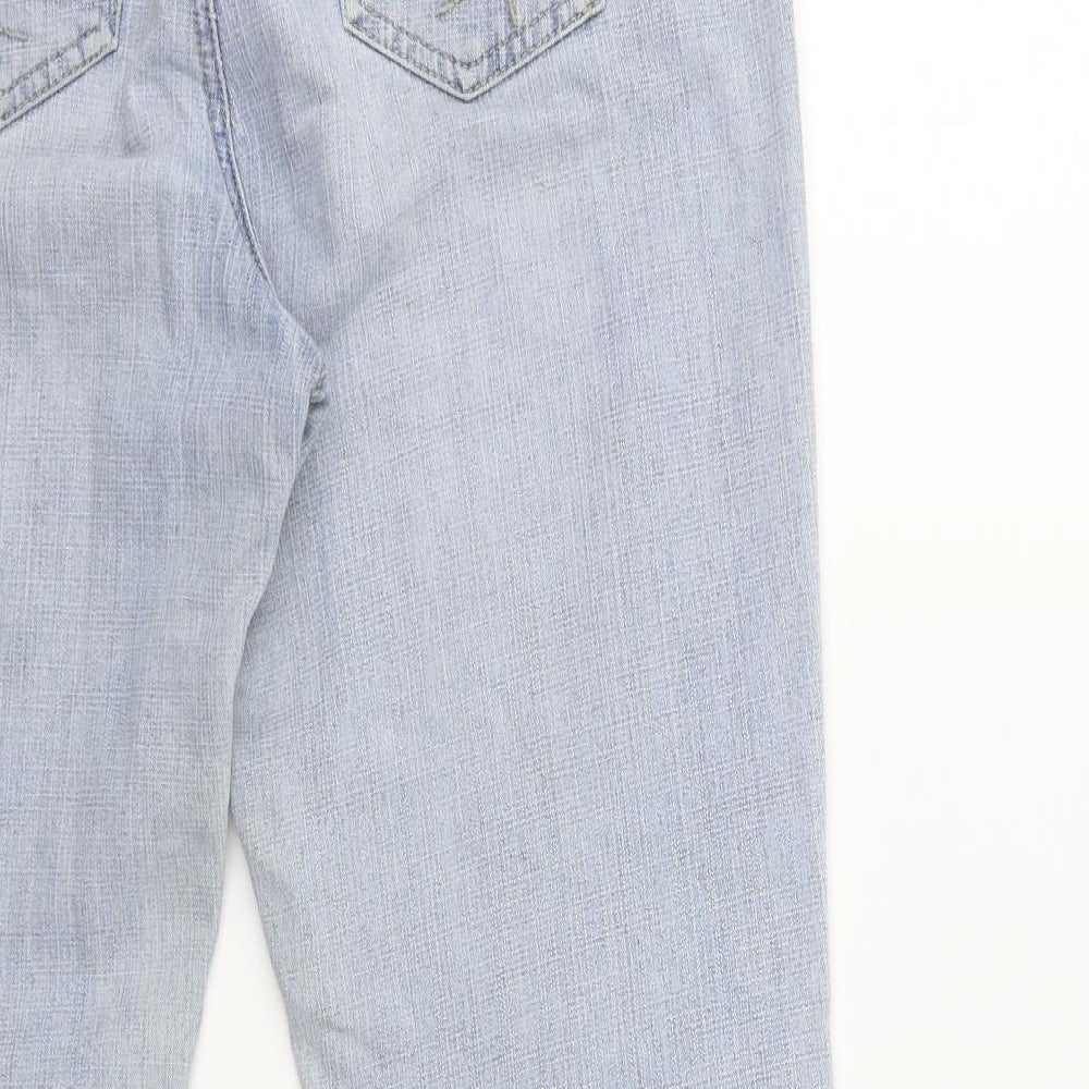 BHS Womens Blue Denim Straight Jeans Size 14 L28 in