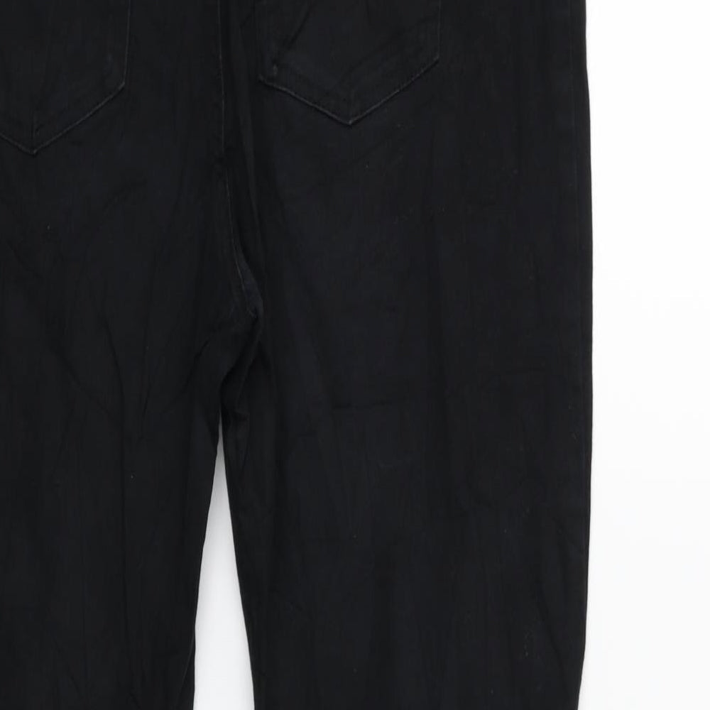 Preworn Womens Black Denim Jegging Jeans Size 12 L27 in