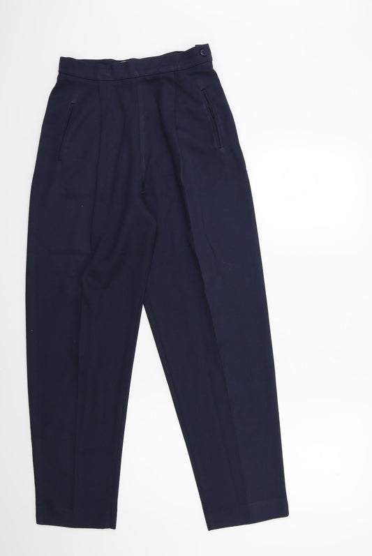 Womens UK Size 12 Richards Regular Fit Blue Trousers