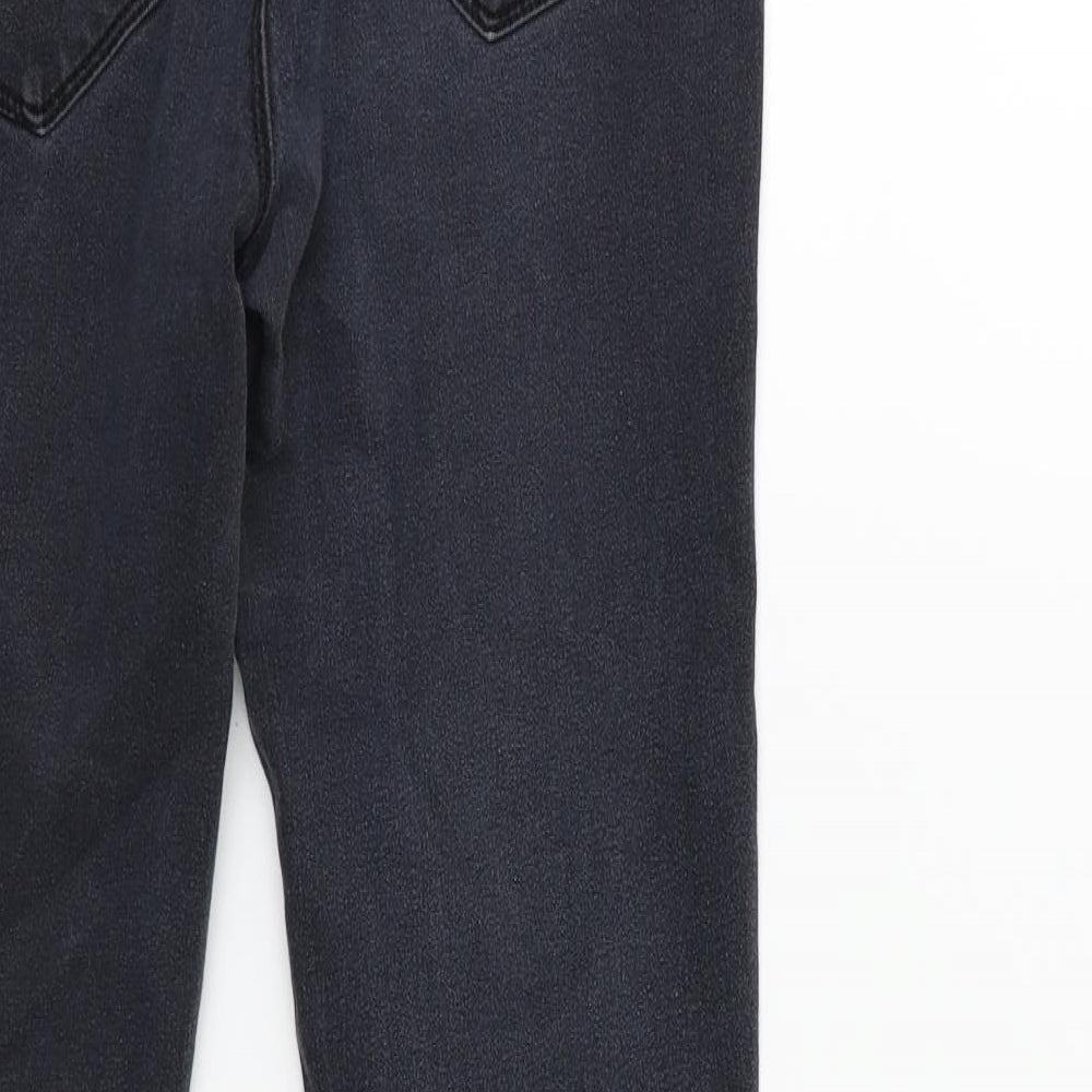 Denim & Co. Womens Grey Denim Jegging Jeans Size 8 L25 in