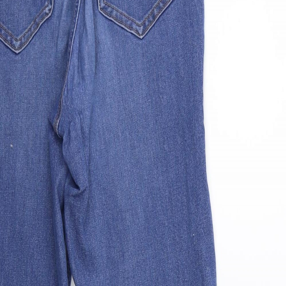 Topshop Womens Blue Denim Skinny Jeans Size 26 in L32 in