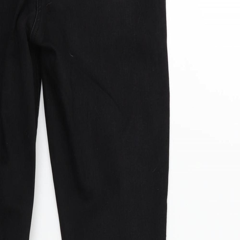 NEXT Womens Black Denim Skinny Jeans Size 12 L29 in